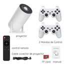 Projetor 2 Em 1 Com Vídeo Jogos 🎮