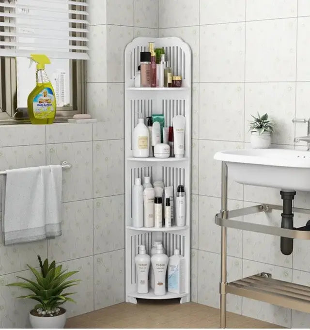 🚿 ESTANTE TRIANGULAR DE BANHO – ORGANIZAÇÃO E ESTILO NUM DESIGN INTELIGENTE!